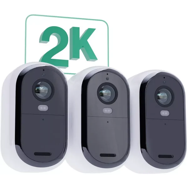 caméra de surveillance arlo 3 caméras essential 2k