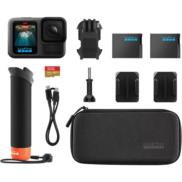 caméra sport gopro hero13 black + accessories