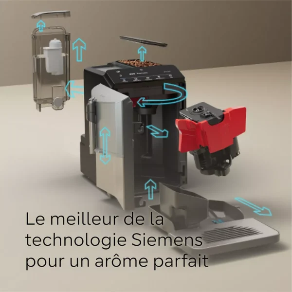 expresso broyeur siemens tf305e04 – machine à café (automatique)