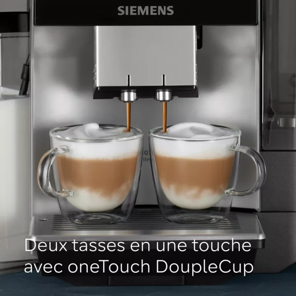 expresso broyeur siemens eq700 integral inox silver/noir tq713r03