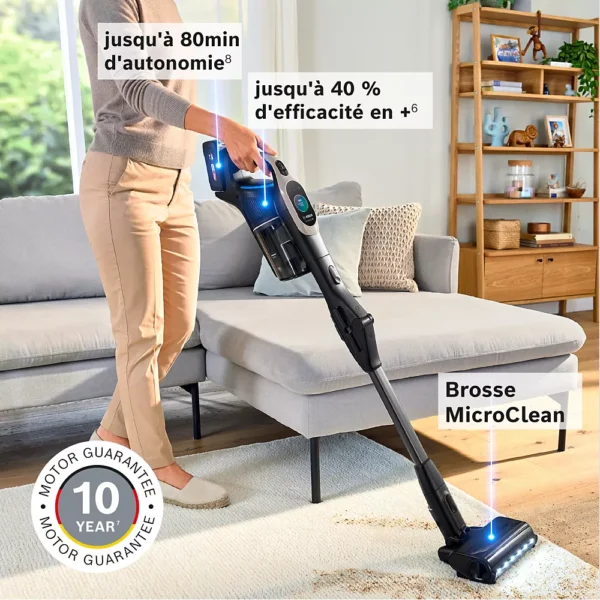 aspirateur balai bosch unlimited 10 bss1041ghf