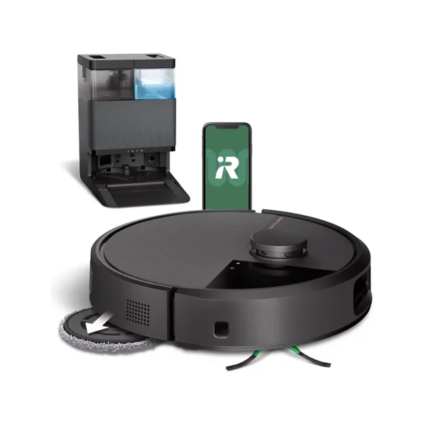 aspirateur robot irobot roomba plus 505 n185040les points clés autonomie : 1 h 45 – temps de charge : 3 h sac à poussière (station) : 1,7 l – bac à poussière (robot) : 295ml puissance d’aspiration : 7 000 pascals – niveau sonore : non communiqué hauteur du robot : 10,60 cm – hauteur du seuil : 2,0 cm le + : doté de l’intelligence artificielle pour détecter et éviter en temps réel les objets et obstacles