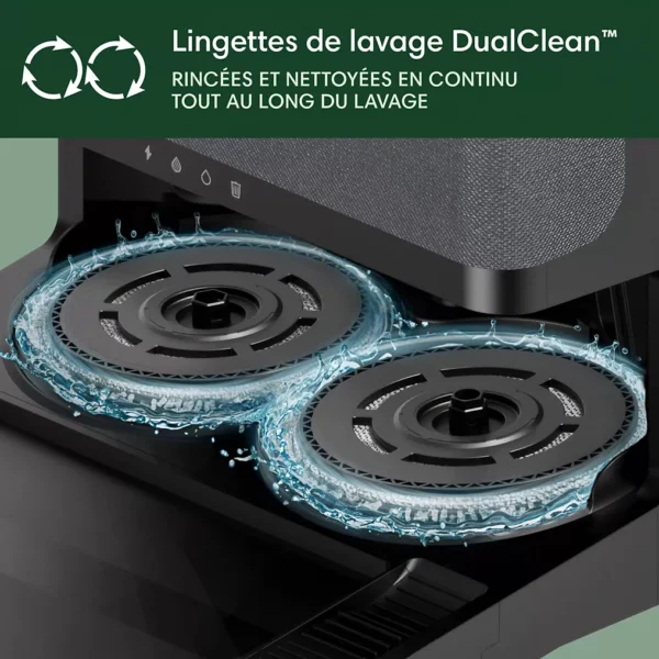 aspirateur robot irobot roomba plus 505 n185040les points clés autonomie : 1 h 45 – temps de charge : 3 h sac à poussière (station) : 1,7 l – bac à poussière (robot) : 295ml puissance d’aspiration : 7 000 pascals – niveau sonore : non communiqué hauteur du robot : 10,60 cm – hauteur du seuil : 2,0 cm le + : doté de l’intelligence artificielle pour détecter et éviter en temps réel les objets et obstacles