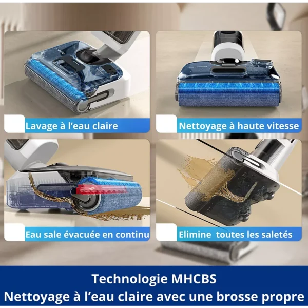aspirateur laveur tineco floor one s5 stretch extreme