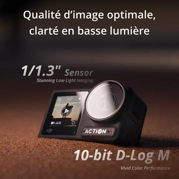caméra sport dji osmo action 4 adventure combo