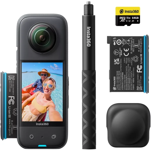 caméra 360 insta360 pack aventure x3