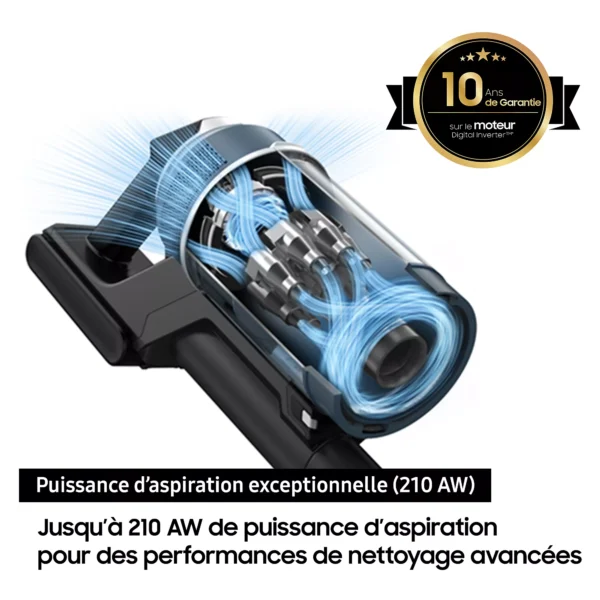 aspirateur balai samsung bespoke jet plus complete vs20b95c43w