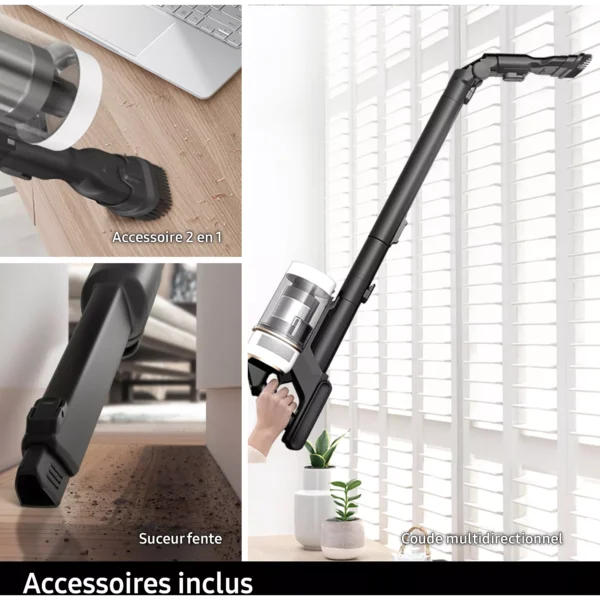 aspirateur balai samsung bespoke jet plus complete vs20b95c43w