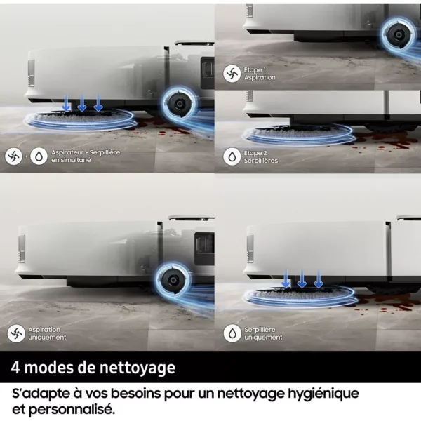 aspirateur robot samsung jet bot combo ai vr7md97a14g