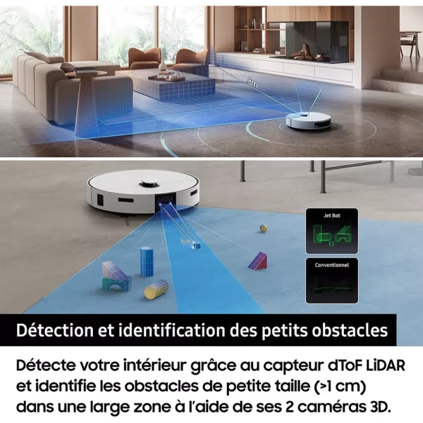 aspirateur robot samsung jet bot combo ai vr7md97a14g