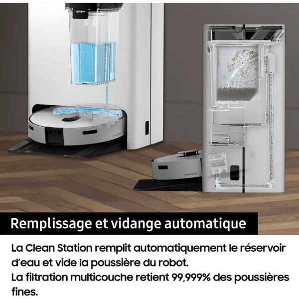 aspirateur robot samsung jet bot combo ai vr7md97a14g
