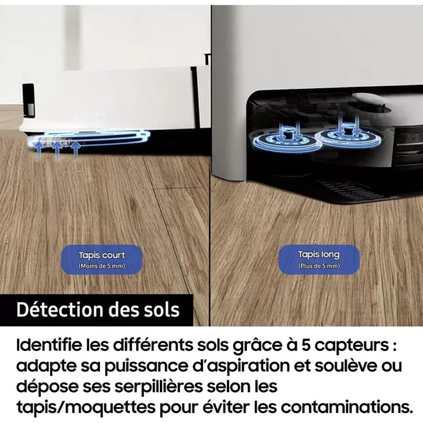 aspirateur robot samsung jet bot combo ai vr7md97a14g