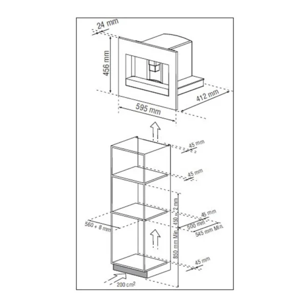 expresso encastrable de dietrich dkd7400a