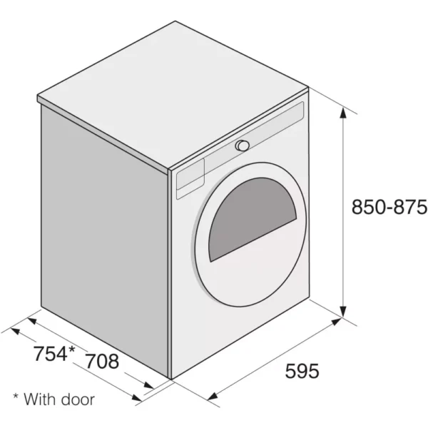 sèche linge pompe à chaleur asko t611hx.w