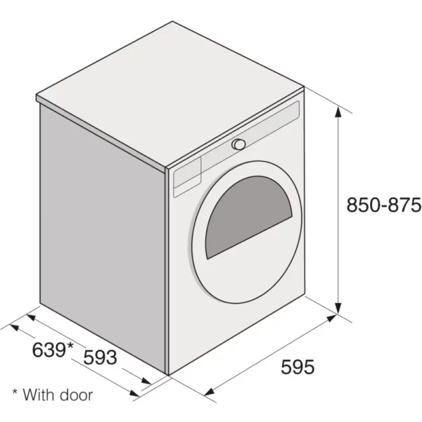 sèche linge pompe à chaleur asko t409hs.w