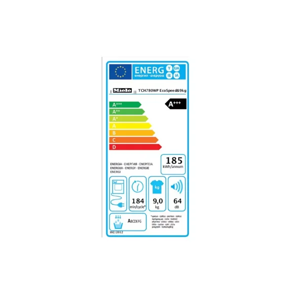 sèche linge pompe à chaleur miele tch 780 wp