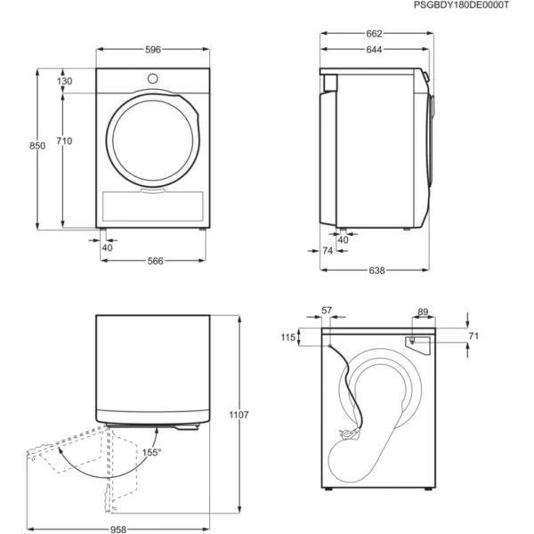 sèche linge pompe à chaleur electrolux ew7h5142sc