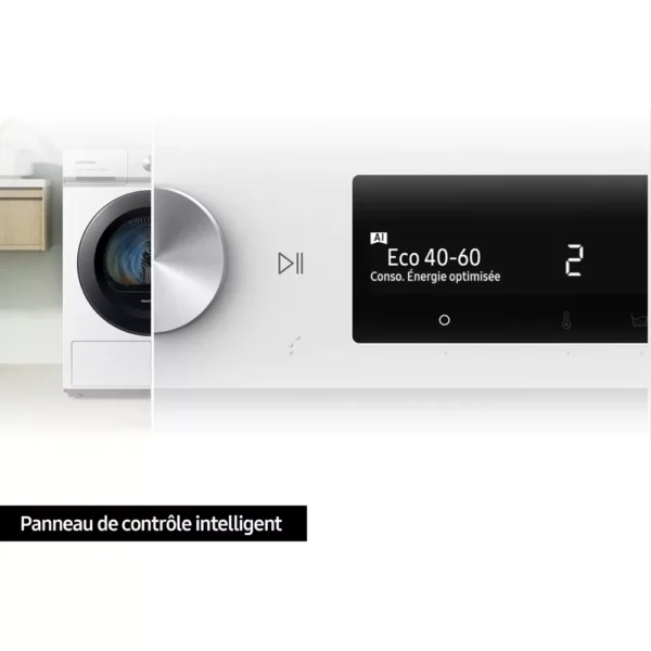 sèche linge pompe à chaleur samsung dv90bb7445gws3 bespoke ai