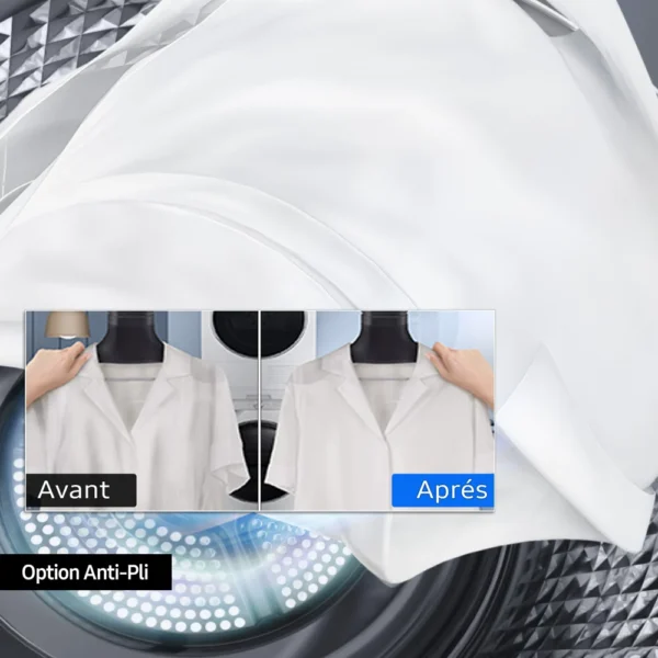 sèche linge pompe à chaleur samsung dv90bb7445gws3 bespoke ai
