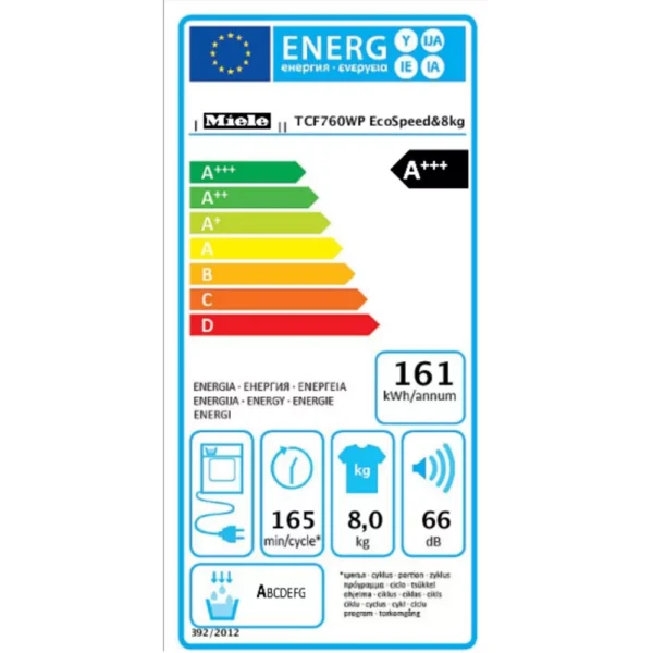 sèche linge pompe à chaleur miele tcf 760 wp