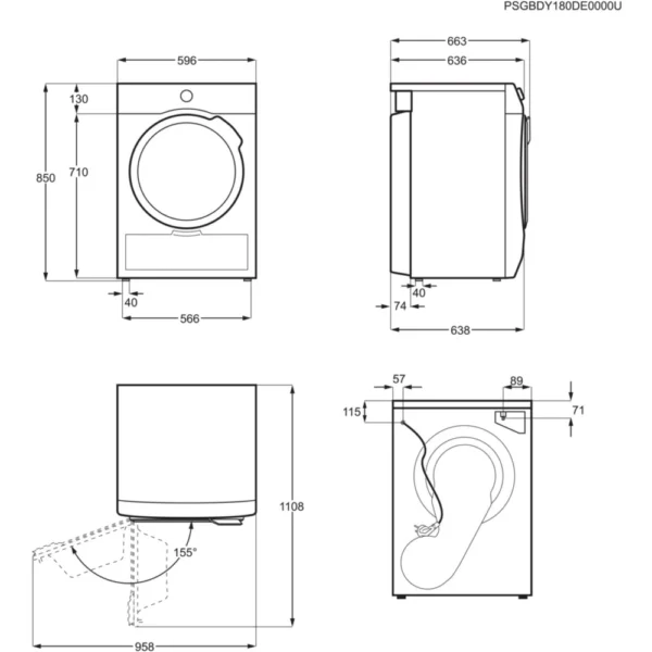 sèche linge pompe à chaleur aeg tr71a2g2co