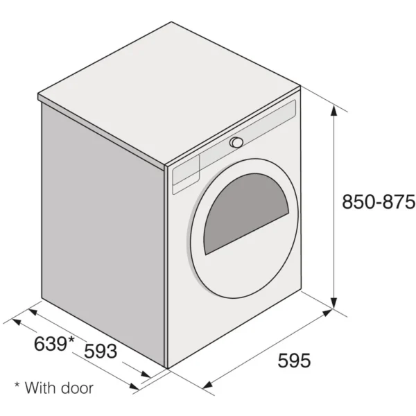 sèche linge pompe à chaleur asko t208h.w