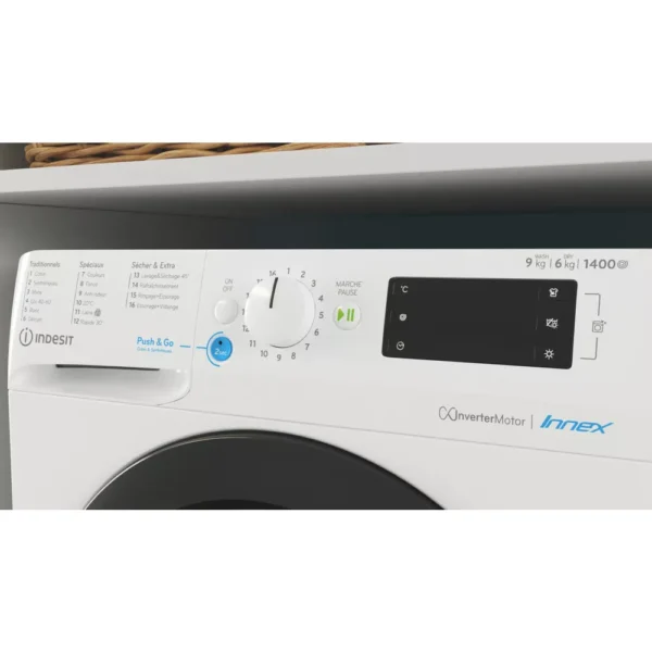 lave linge séchant hublot indesit bde964359wbfr
