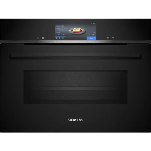 micro ondes combiné encastrable siemens cm778gnb1b série iq700 variospeed