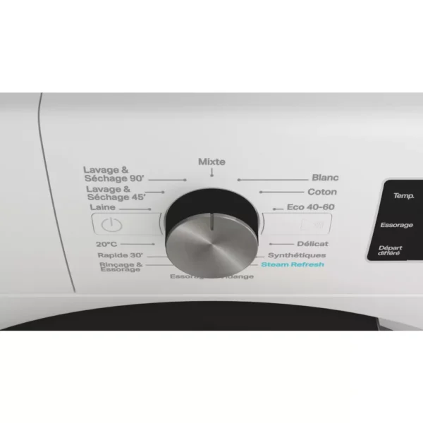 lave linge séchant hublot whirlpool ffwdb864369bvfr