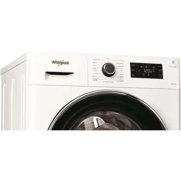 lave linge séchant hublot whirlpool fwdg97168bxfr